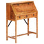 skrivebord massivt akacietræ 90 x 40 x 107 cm