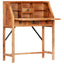 skrivebord massivt akacietræ 90 x 40 x 107 cm