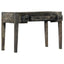 skrivebord 110 x 50 x 75 cm massivt mangotræ sort