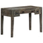 skrivebord 110 x 50 x 75 cm massivt mangotræ sort