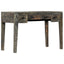 skrivebord 110 x 50 x 75 cm massivt mangotræ sort