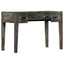 skrivebord 110 x 50 x 75 cm massivt mangotræ sort