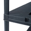 opbevaringsreoler 2 stk. 220 kg 90 x 40 x 138 cm plastik sort
