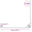 presenning 650 g/m² 1,5 x 6 m hvid