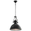 loftlampe rund E27 sort