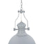 loftslampe rund E27 grå