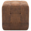 sengeskabe 2 stk. 30 x 30 x 30 cm imiteret ruskind brun