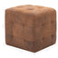 sengeskabe 2 stk. 30 x 30 x 30 cm imiteret ruskind brun
