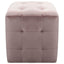 sengeskabe 2 stk. 30 x 30 x 30 cm fløjlsstof pink