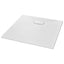 brusekar SMC 80 x 80 cm hvid