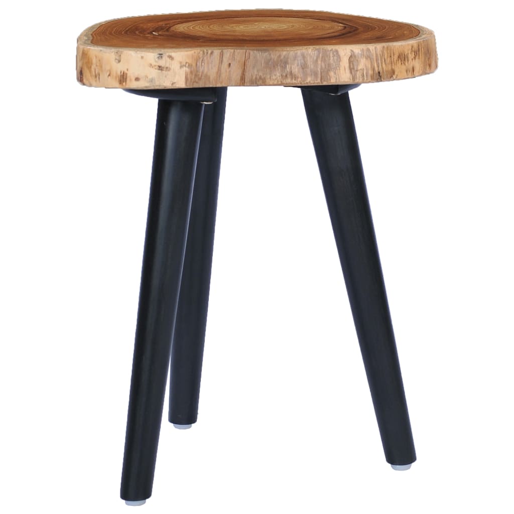 sofabord 40 x 45 cm massivt teaktræ