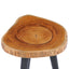 sofabord 40 x 45 cm massivt teaktræ