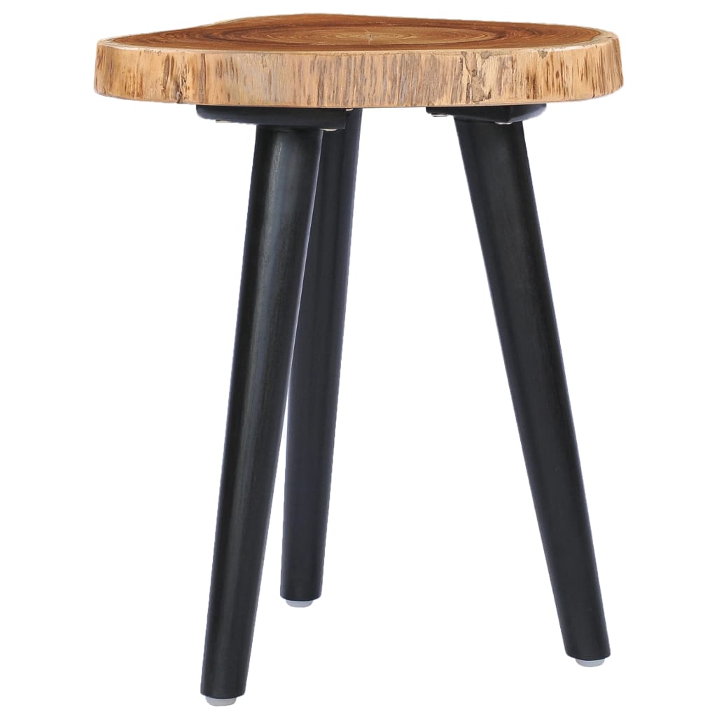 sofabord 40 x 45 cm massivt teaktræ