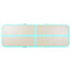 oppustelig gymnastikmåtte med pumpe 300 x 100 x 10 cm PVC grøn