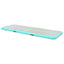 oppustelig gymnastikmåtte med pumpe 500 x 100 x 10 cm PVC grøn