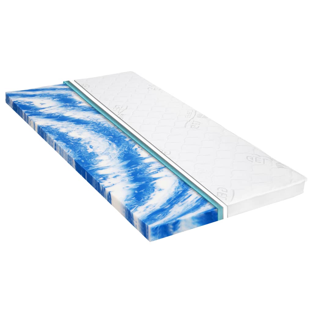 topmadras 140 x 200 cm gelskum 7 cm