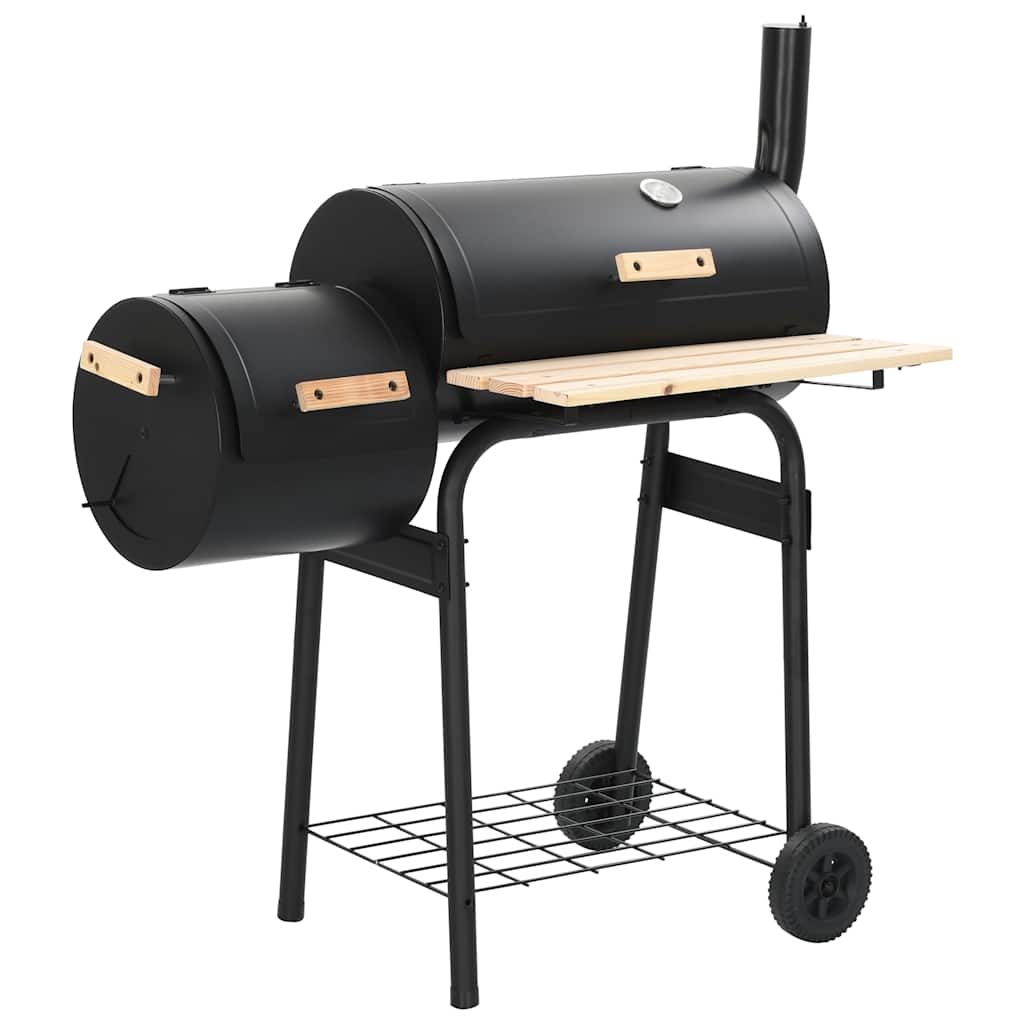 klassisk røgegrill med kul billede