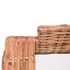 3-personers havesofa naturligt rattan