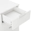 skænk 107x35x80,5 cm hvid højglans