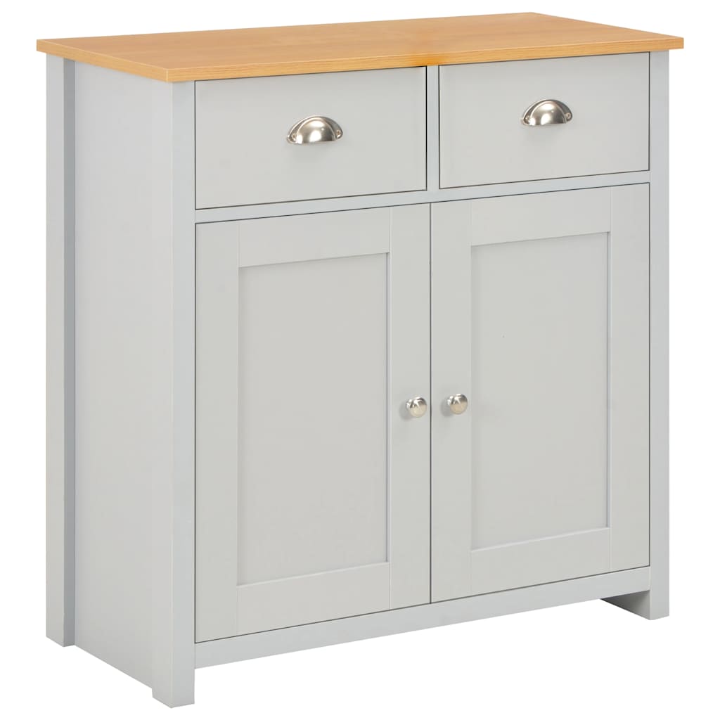 skænk 79x35x81 cm grå