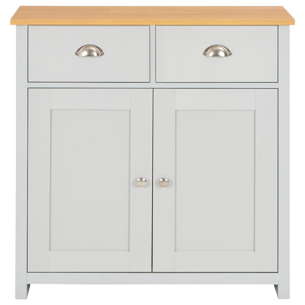 skænk 79x35x81 cm grå