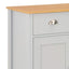 skænk 79x35x81 cm grå