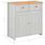 skænk 79x35x81 cm grå