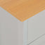 skænk 112x35x81 cm grå