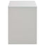 toiletbord med spejl og skammel 104x45x131 cm grå