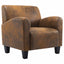 sofastol brun 70x69x72 cm kunstlæder