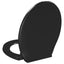 toiletsæde med soft-close og quick release-design sort