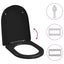 toiletsæde med soft-close og quick release-design sort
