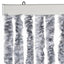 insektgardin 100 x 220 cm hvid og grå