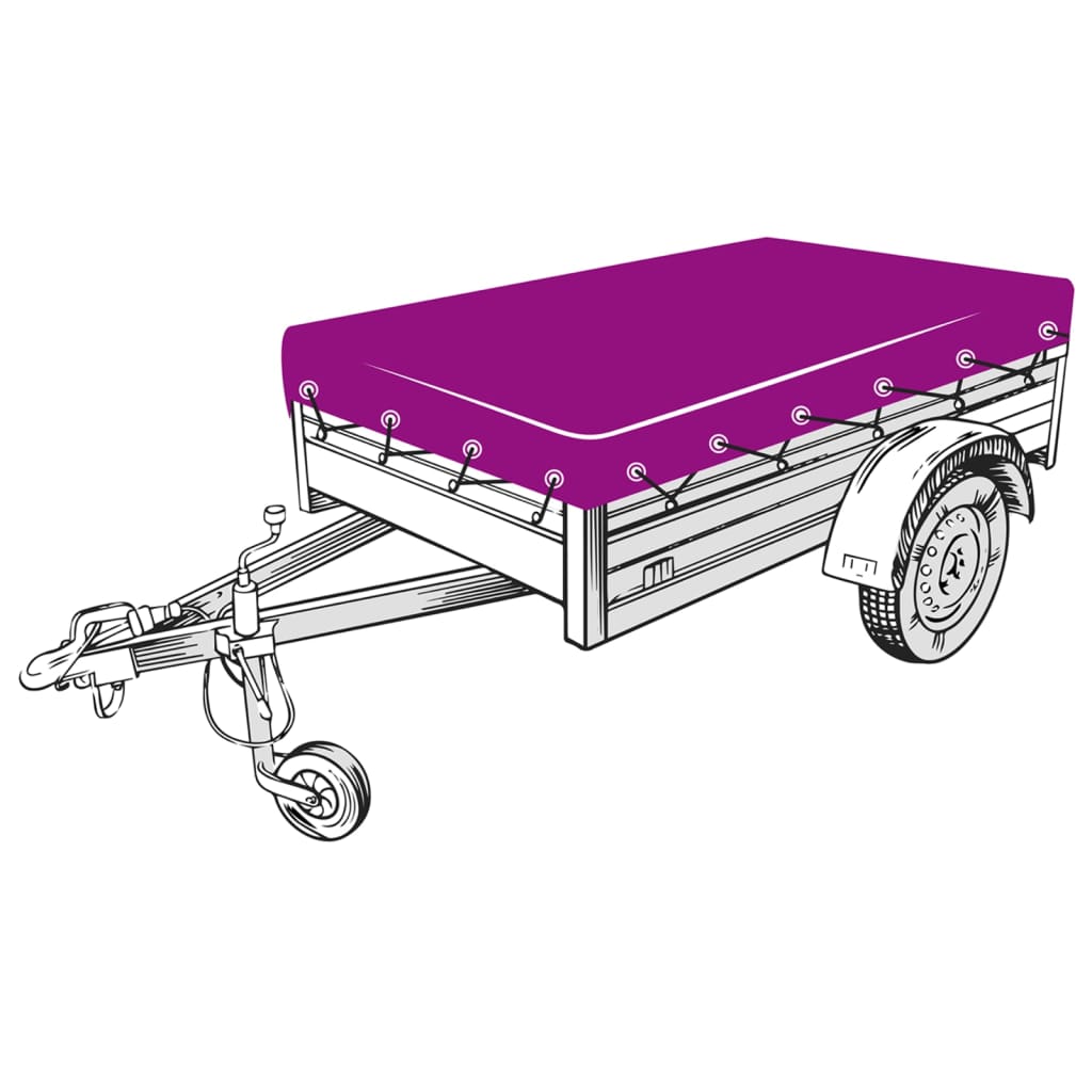 trailernet HDPE 2 x 3,5 m sort