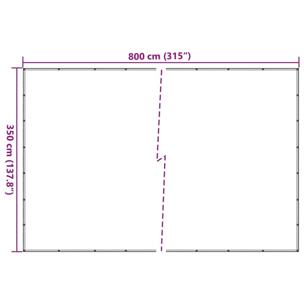 containernet HDPE  3,5 x 8 m sort
