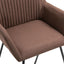 spisebordsstole 2 stk. stof brun