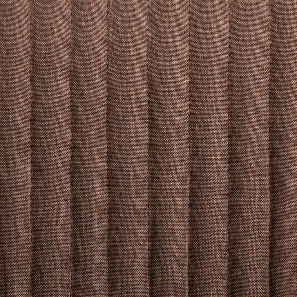 spisebordsstole 2 stk. stof brun