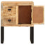 skænk 60x30x76 cm massivt mangotræ