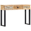 konsolbord massivt mangotræ 110 x 30 x 76 cm
