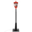 julegadelampe med julemand 180 cm LED