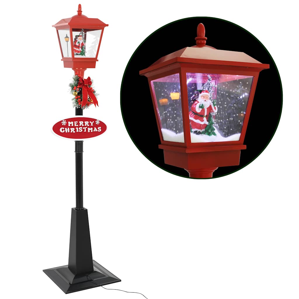 julegadelampe med julemand 180 cm LED
