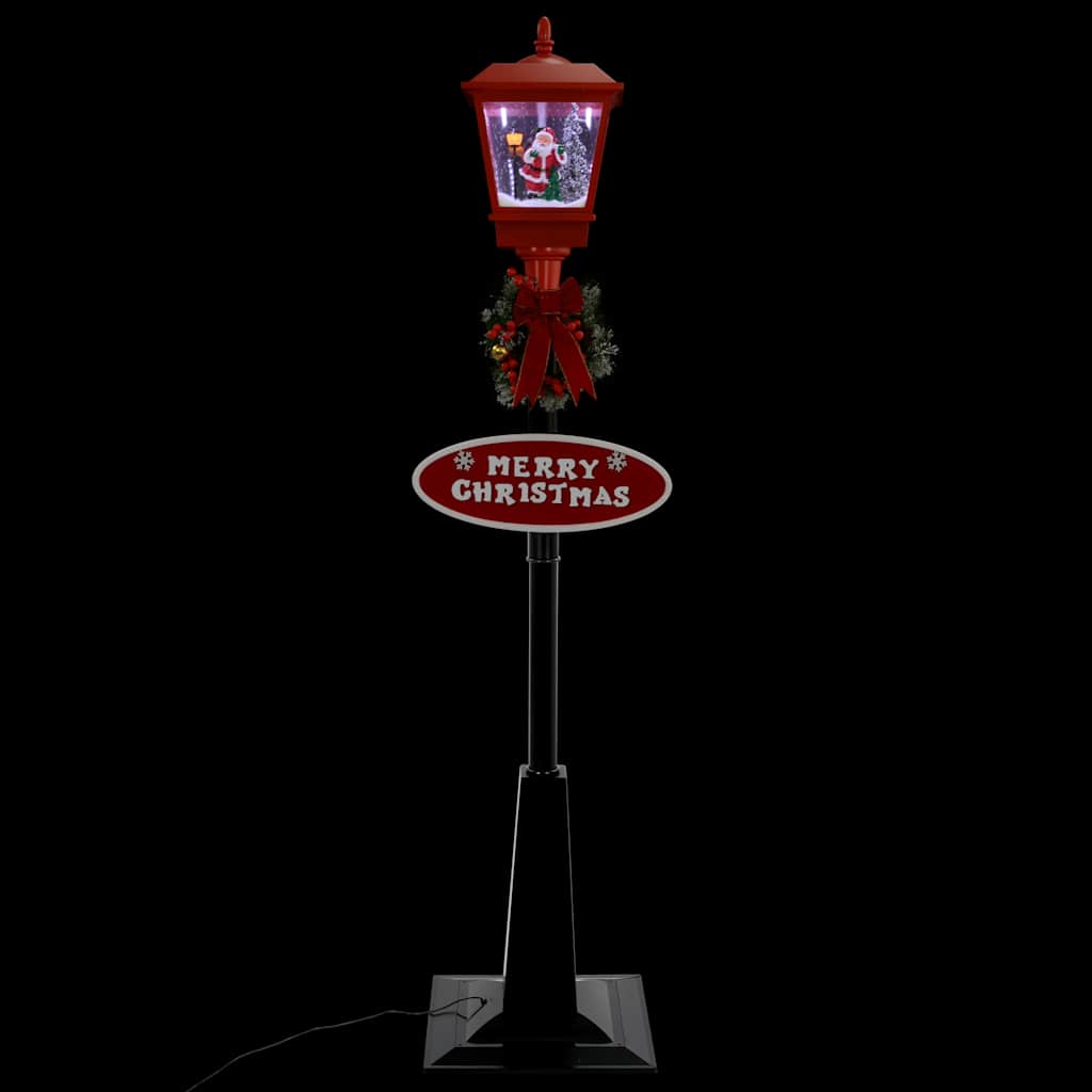 julegadelampe med julemand 180 cm LED