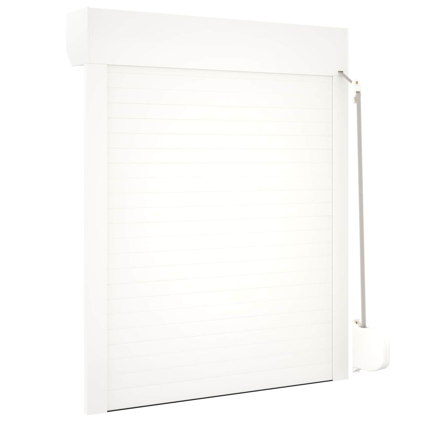 Rullegardin Hvid 70 x 100 cm Aluminium og Polyurethan