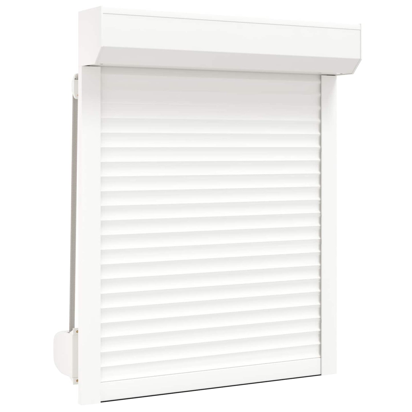 Rullegardin Hvid 80 x 100 cm Aluminium og Polyurethan