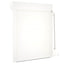 Rullegardin Hvid 80 x 100 cm Aluminium og Polyurethan