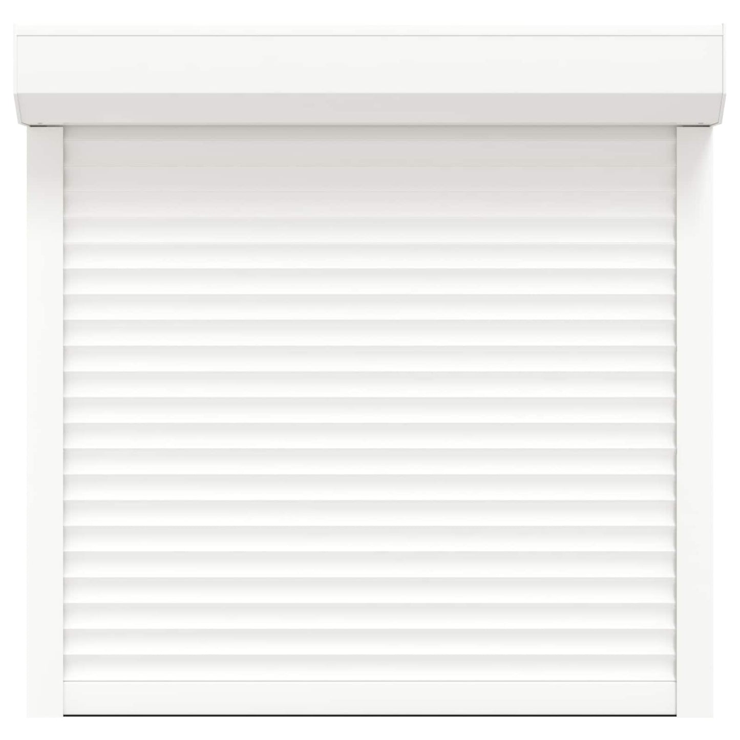 Rullegardin Hvid 100 x 100 cm Aluminium og Polyurethan