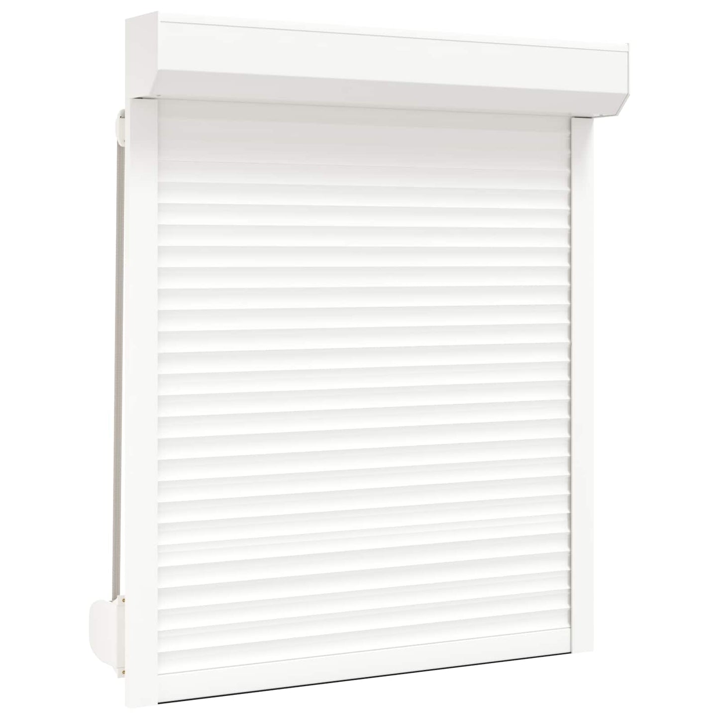 Rullegardin Hvid 100 x 130 cm Aluminium og Polyurethan