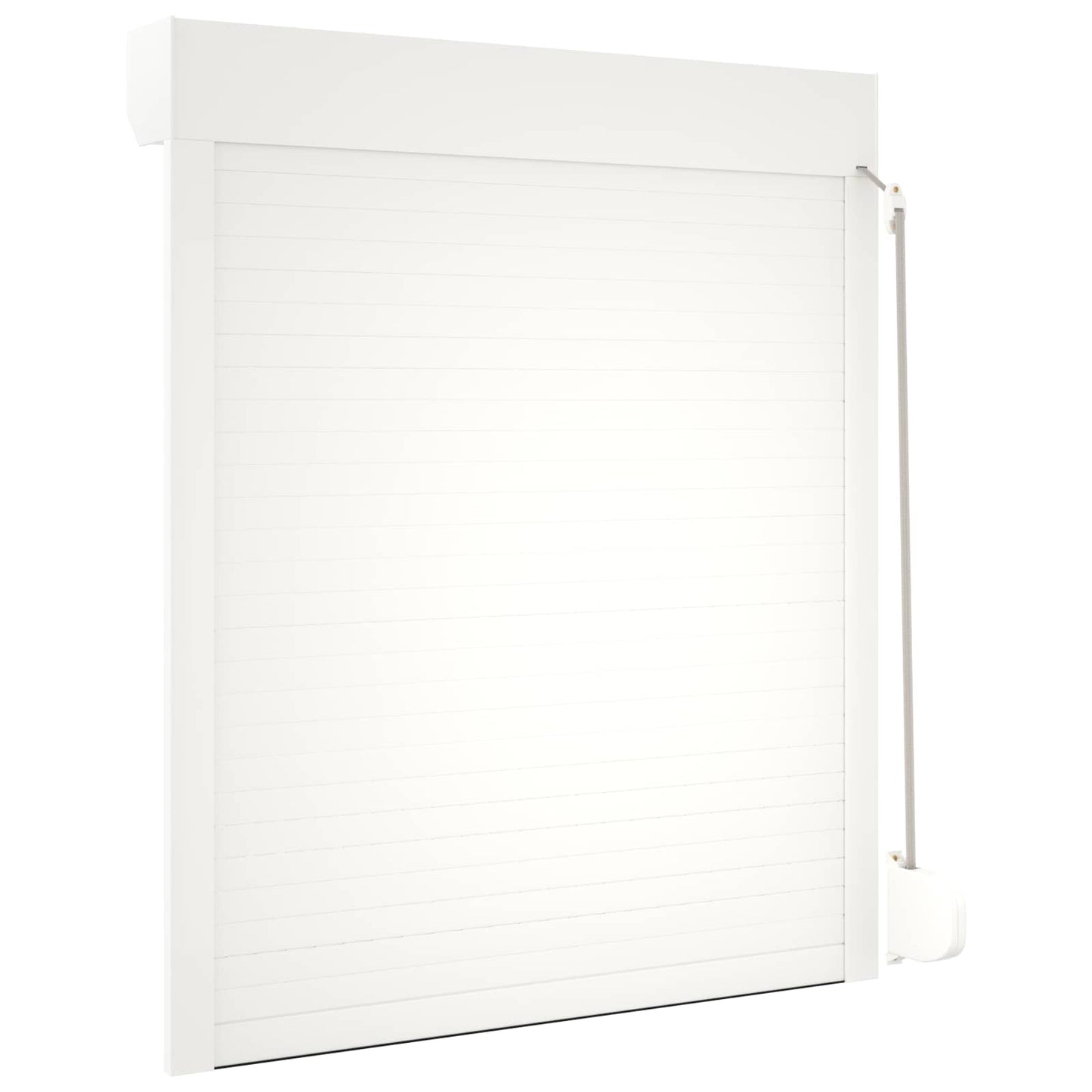 Rullegardin Hvid 100 x 130 cm Aluminium og Polyurethan