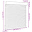 Rullegardin Hvid 130 x 140 cm Aluminium og Polyurethan
