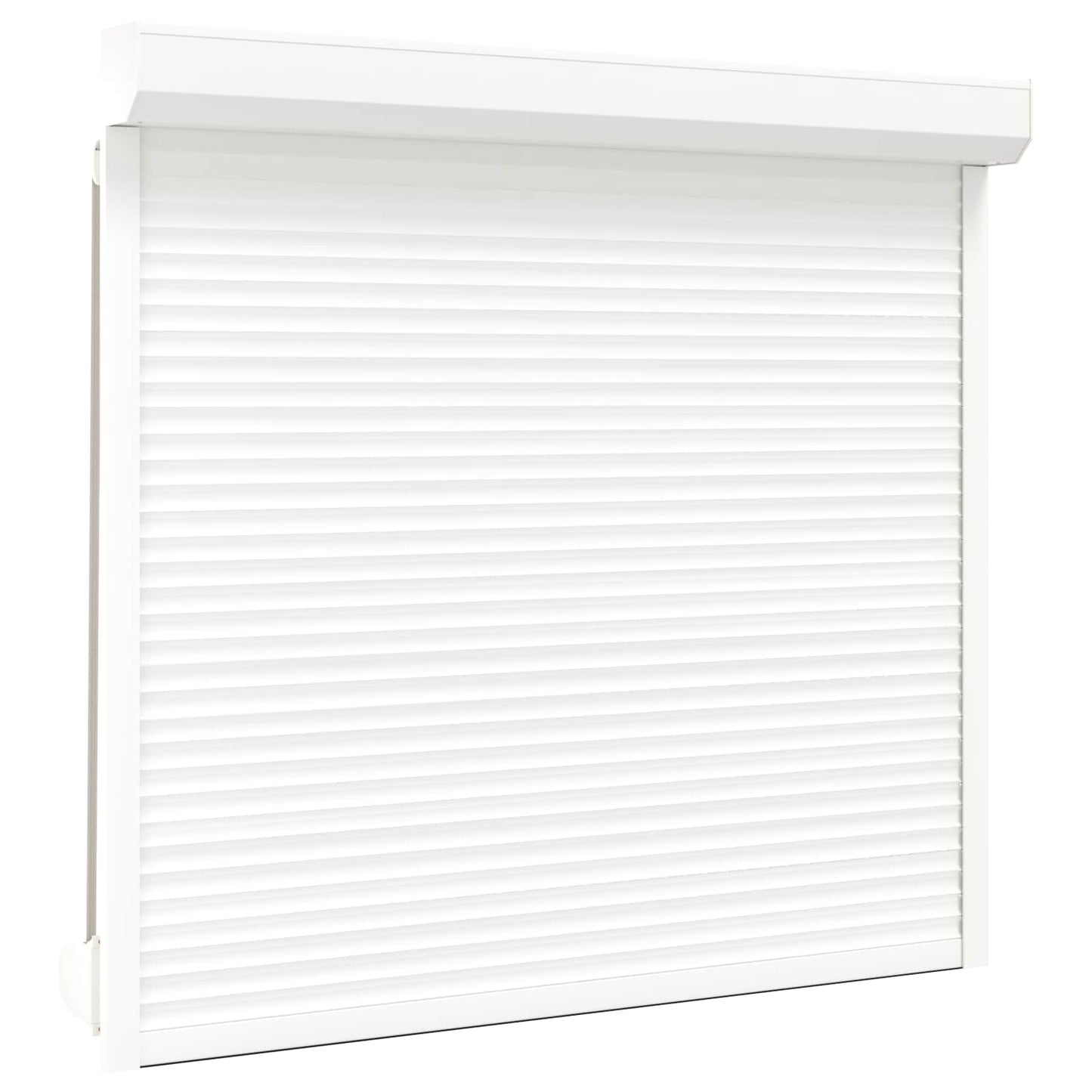 Rullegardin Hvid 160 x 150 cm Aluminium og Polyurethan